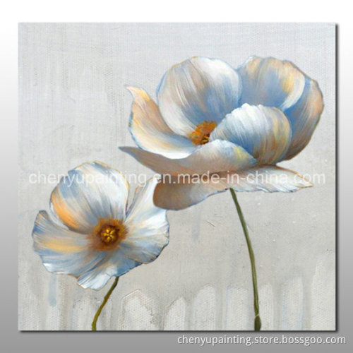 Ca-1708A Handmade Flower Oil Painting